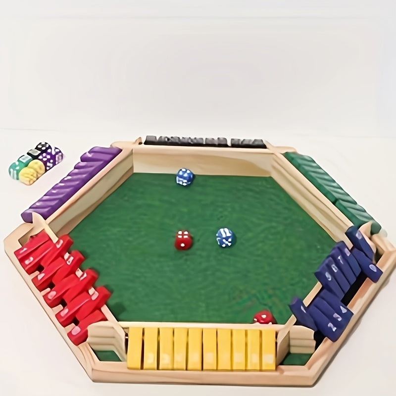 WOOD CITY Shut The Box voor 6 spelers