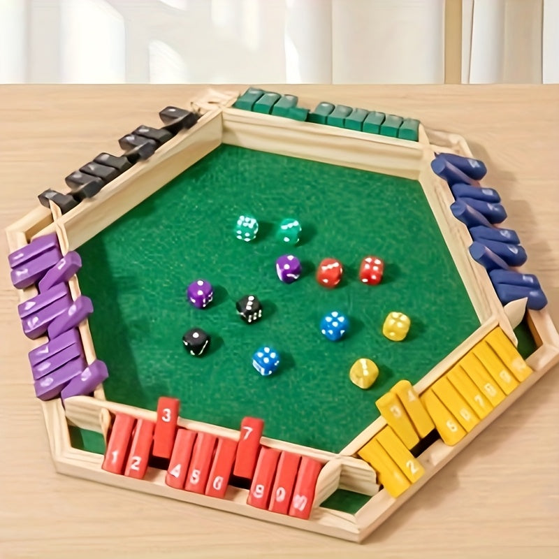 WOOD CITY Shut The Box voor 6 spelers