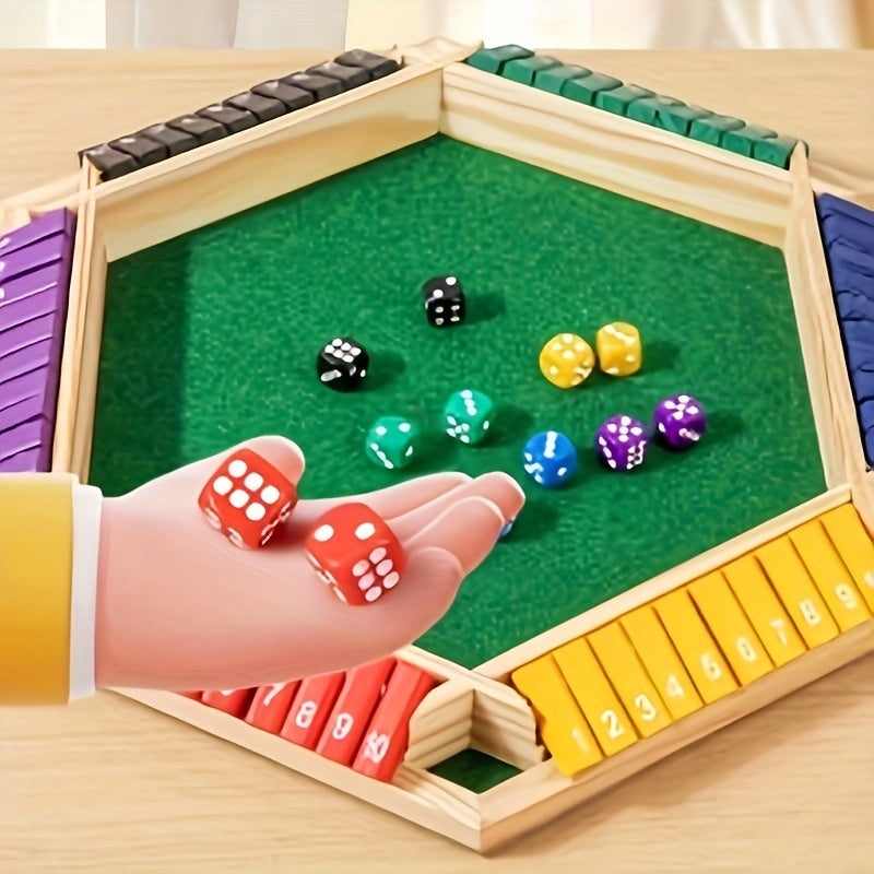 WOOD CITY Shut The Box voor 6 spelers