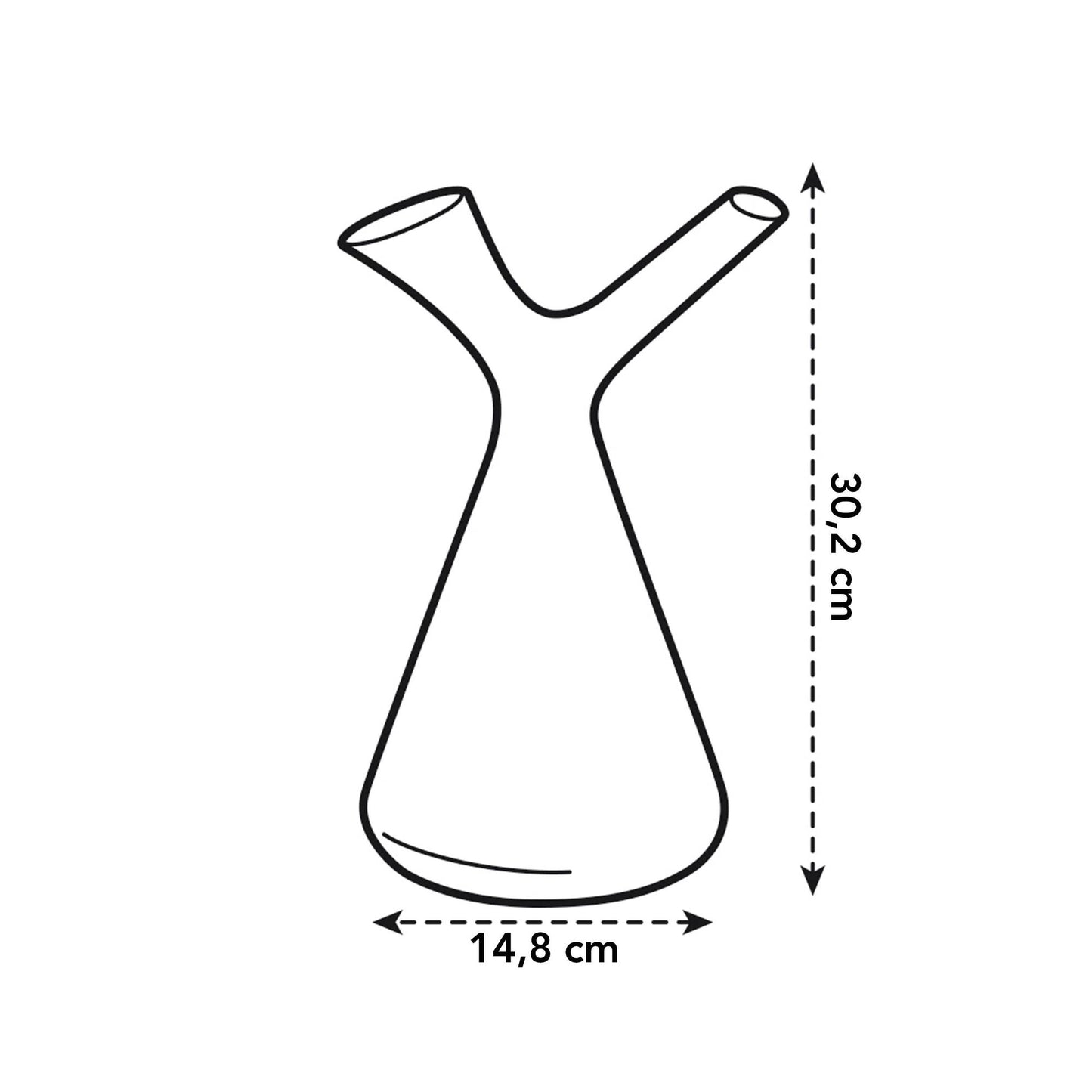 Plunge Gießkanne 1,7L Weiß