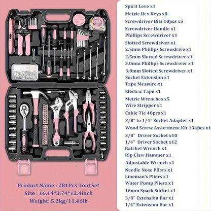 Vrouwen Gereedschapsset 281st - Draagbare Compleet Deluxe