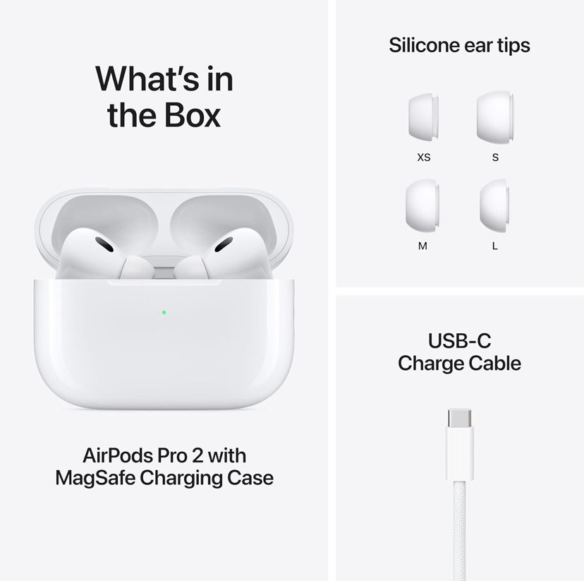 Apple AirPods Pro 2 (2e generatie) met MagSafe case van 279,- NU 199,-