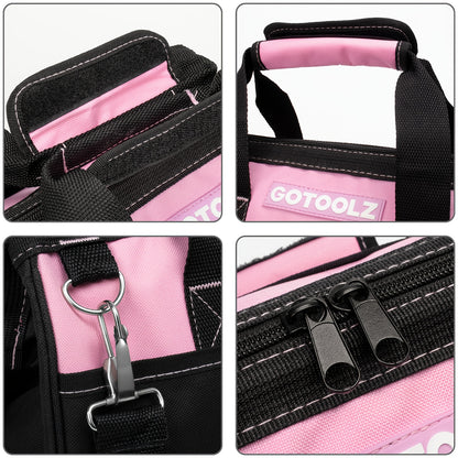 GOTOOLZ 14-Inch Waterdichte Roze GereedschapsTas