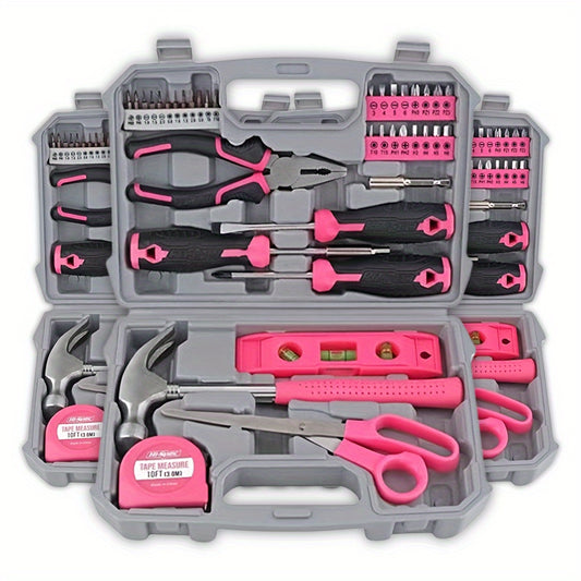 13-delige roze gereedschaps set 1