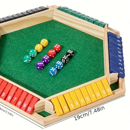 WOOD CITY Shut The Box voor 6 spelers