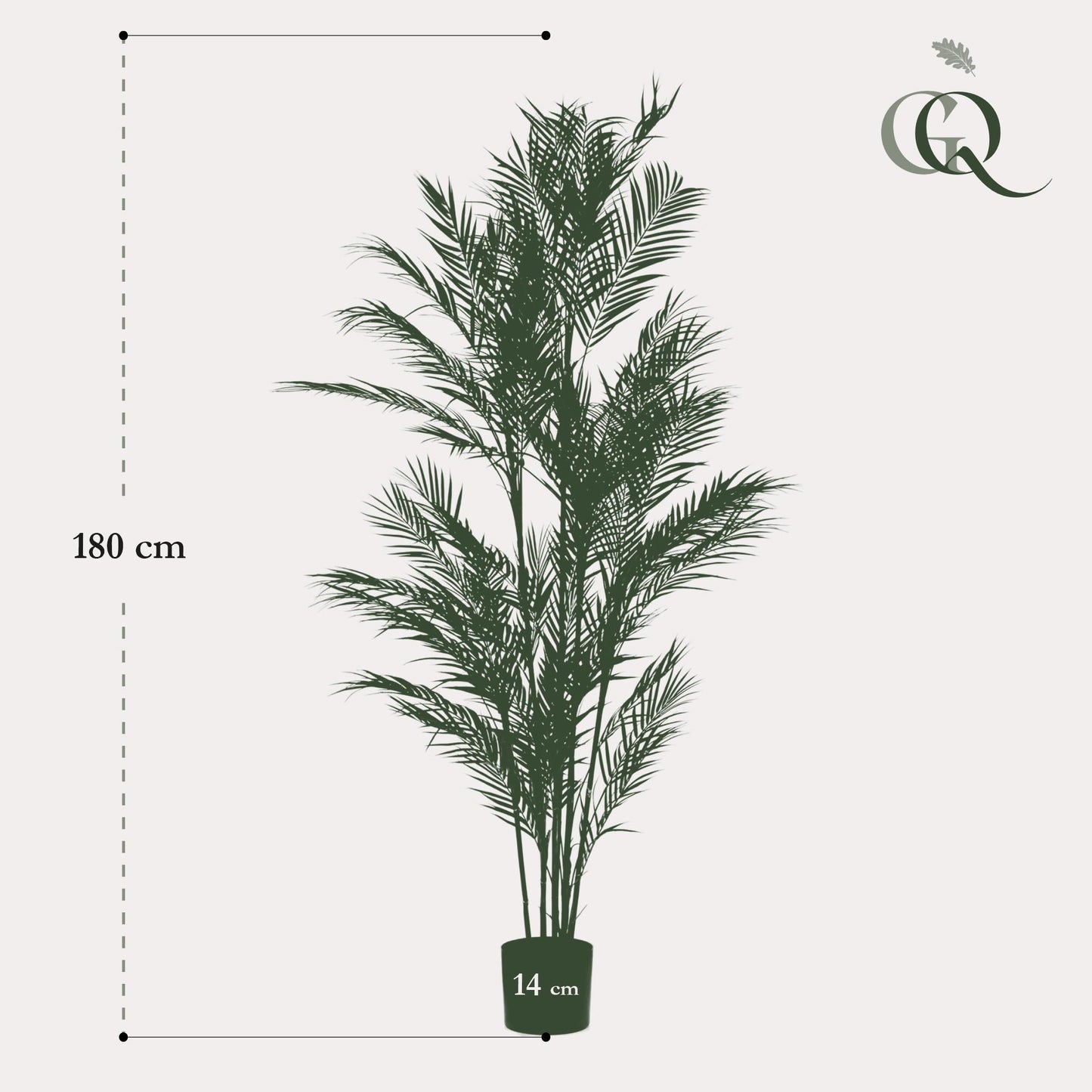 Chamaedorea Elegans - Bergpalm | ↕180 cm - Kunstplant