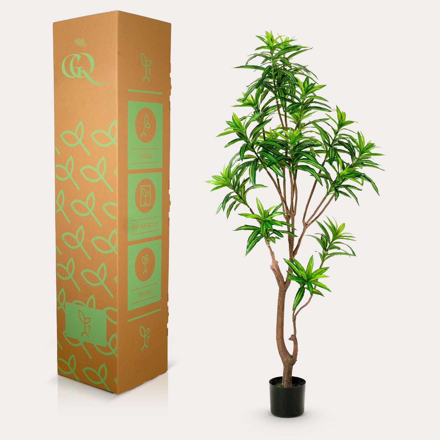 Dracaena - Drakenboom | ↕155 cm - Kunstplant