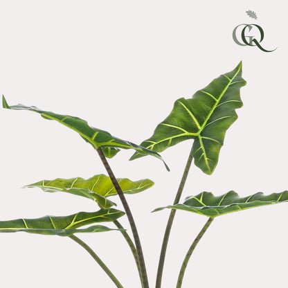 Alocasia Frydek - Olifantsoor | ↕80 cm - Kunstplant